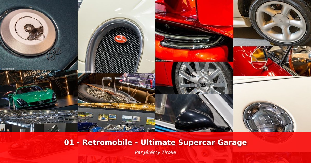 01 - Retromobile - Ultimate Supercar Garage - Galerie de Jérémy Tirolle