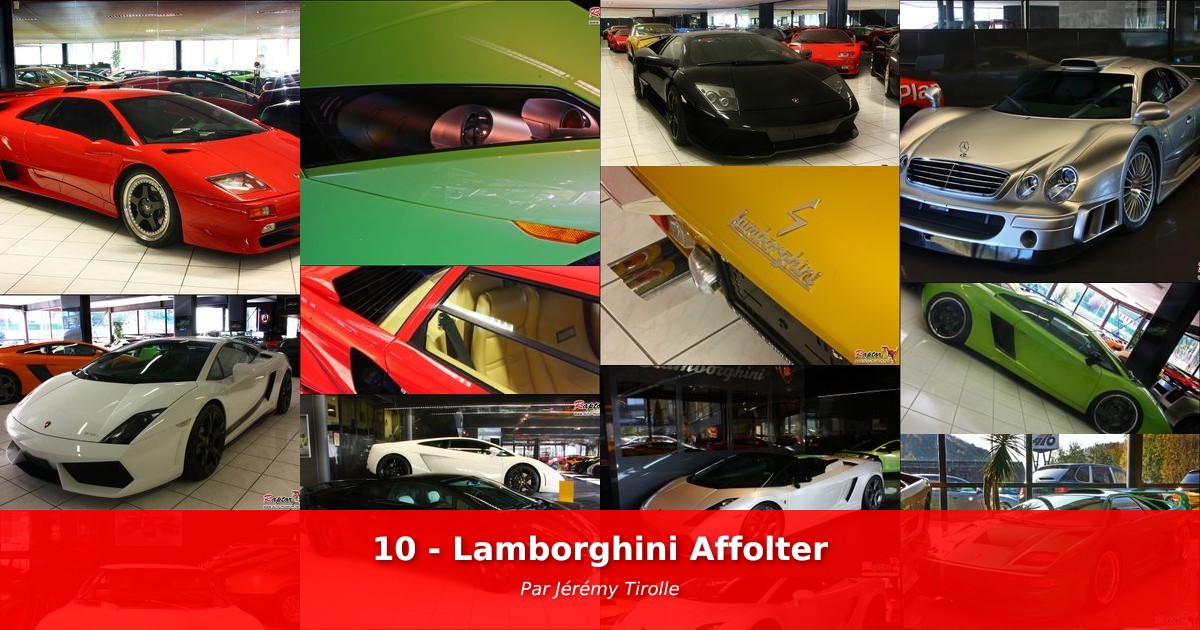 10 - Lamborghini Affolter - Galerie de Jérémy Tirolle