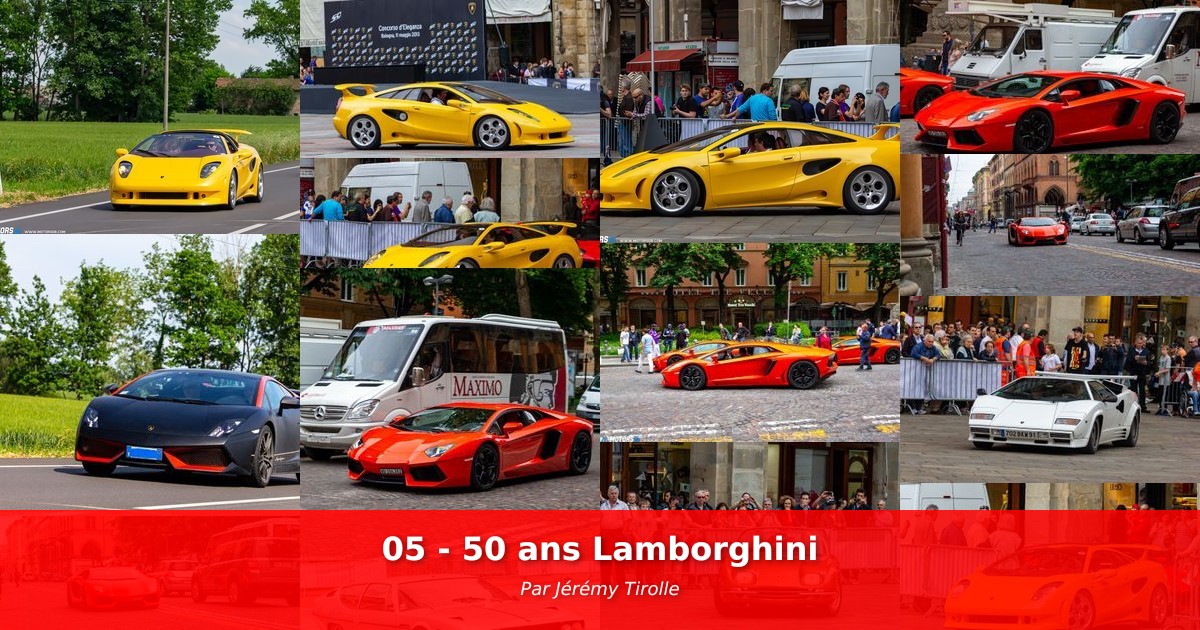 05 - 50 ans Lamborghini - Galerie de Jérémy Tirolle