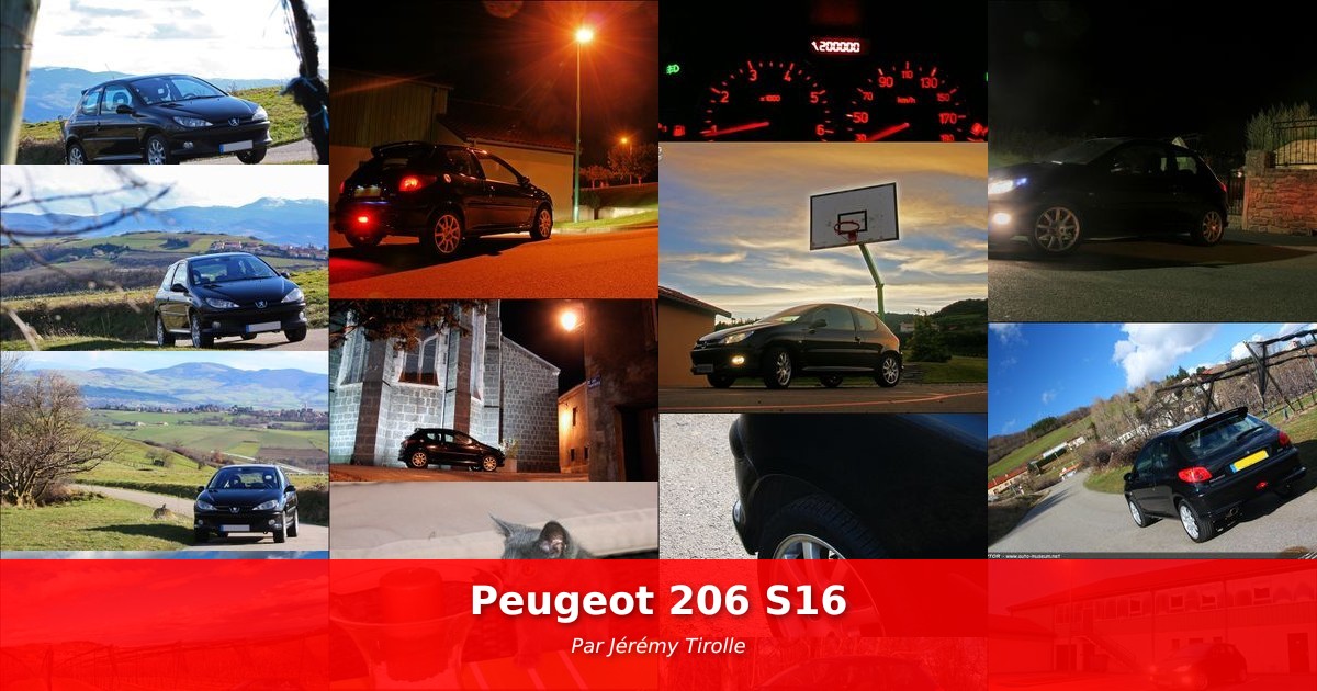 Peugeot 206 S16 - Galerie de Jérémy Tirolle