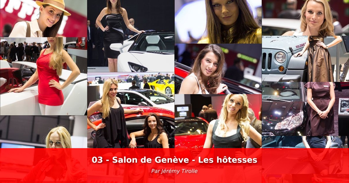 03 - Salon de Genève - Les hôtesses - Galerie de Jérémy Tirolle